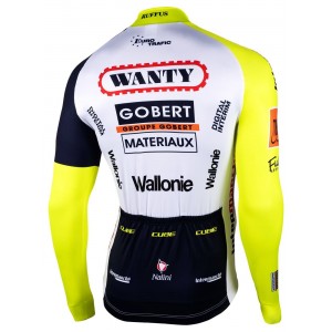 Intermarché-Wanty-Gobert Matériaux 2022 wielershirt met lange mouwen professioneel wielerteam Intermarché-Wanty-Gobert Matériaux 2022 wielershirt met lange mouwen professioneel wielerteam