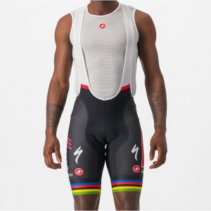 Soudal Quick-Step Wereldkampioen wielrennen 2023 Competizione koersbroek professionele wielerploeg Soudal Quick-Step Wereldkampioen wielrennen 2023 Competizione koersbroek professionele wielerploeg