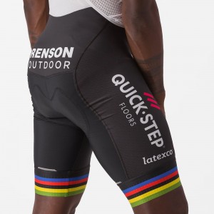 Soudal Quick-Step Wereldkampioen wielrennen 2023 Competizione koersbroek professionele wielerploeg Soudal Quick-Step Wereldkampioen wielrennen 2023 Competizione koersbroek professionele wielerploeg