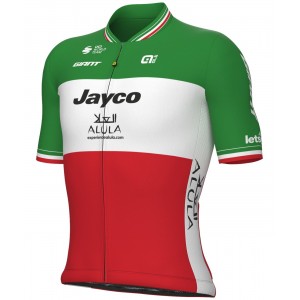 Team Jayco AlUla Italiaans kampioen 2023 wielershirt met korte mouwen - ALE professioneel wielerteam Team Jayco AlUla Italiaans kampioen 2023 wielershirt met korte mouwen - ALE professioneel wielerteam