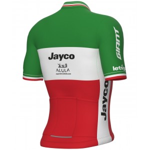 Team Jayco AlUla Italiaans kampioen 2023 wielershirt met korte mouwen - ALE professioneel wielerteam Team Jayco AlUla Italiaans kampioen 2023 wielershirt met korte mouwen - ALE professioneel wielerteam