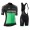 2019 Orbea Factory Racing Groen Dames's Fietskleding Set Fietsshirt Met Korte Mouwen+Korte Koersbroek Bib 810RZAC
