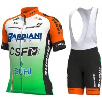 2019 Bardiani Csf Fietskleding Set Wielershirt Korte Mouw+Korte Fietsbroeken Bib