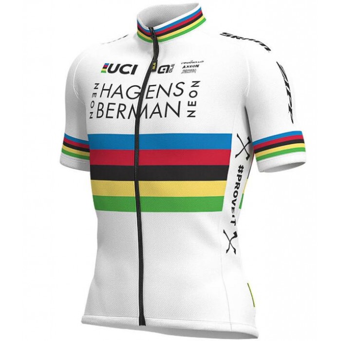 2019 World Champion Hagens Berman Axeon Wielershirt Korte Mouw