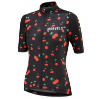 MORVELO Dames CHERRY BOMB Wielershirt Korte Mouw