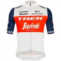 2020 Trek Segafredo Wit-Rood Wielershirt Korte Mouw 514GDVN