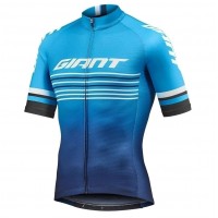 2019 Giant Race Day Blue Wielershirt Korte Mouw