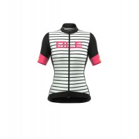 ALE R-EV1 MARINA Dames Wielershirt Korte Mouw Wit