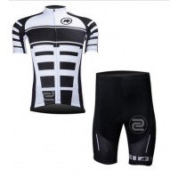 2016 ASSOS Fietskleding Wielershirt Korte+Korte Fietsbroeken Wit Zwart