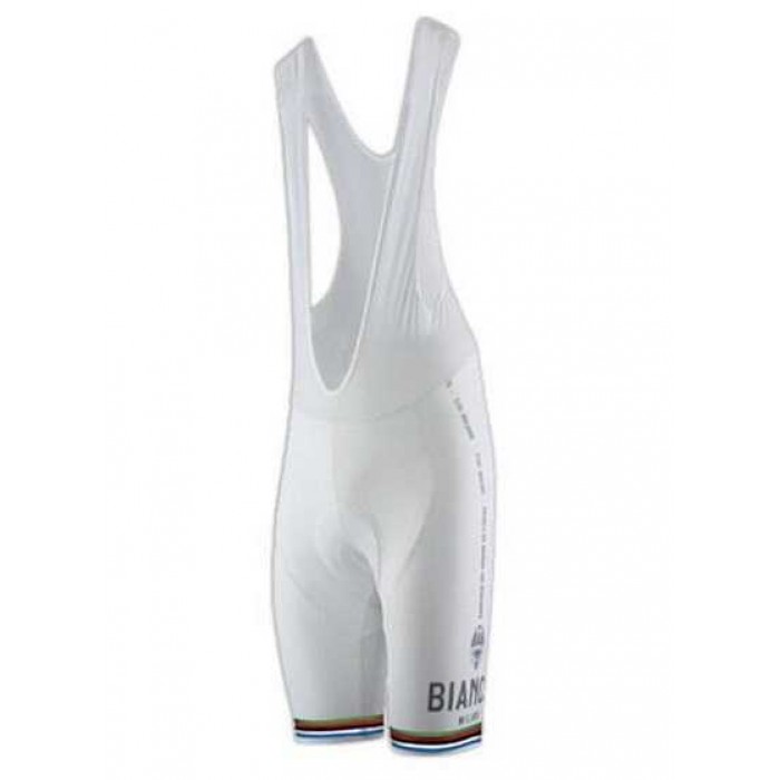 2016 BIANCHI-MILANO Korte Fietsbroeken Bib Wit 2016 BIANCHI-MILANO Korte Fietsbroeken Bib Wit