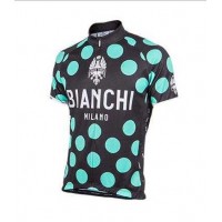 2016 BIANCHI-MILANO POLKA DOT Wielershirt Korte Mouw