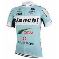 2015 Bianchi DCM Wielershirt Met Korte Mouwen