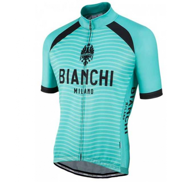 2017 Milano Bianchi Wielershirt Met Korte Mouwen 004