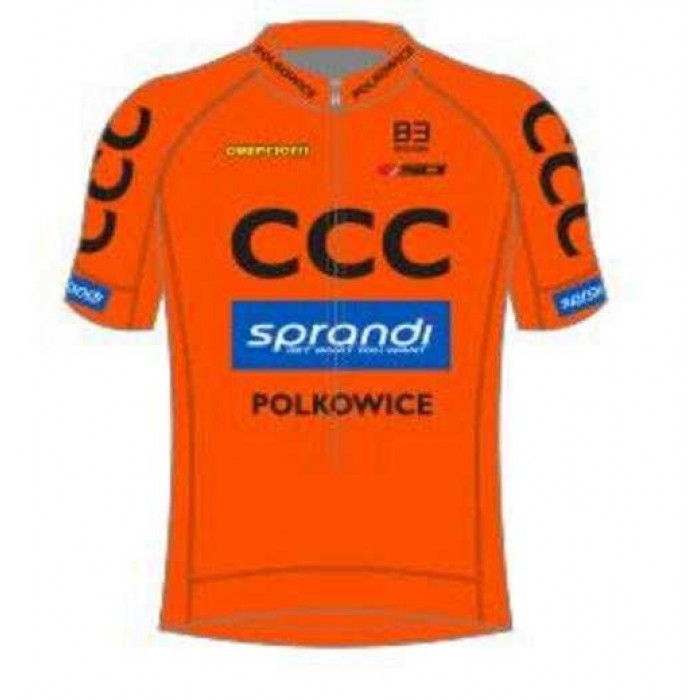 2017 CCC Wielershirt Met Korte Mouwen
