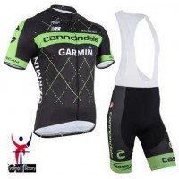2015 Cannondale Garmin Fietskleding Set Fietsshirt Met Korte Mouwen+Korte Koersbroek