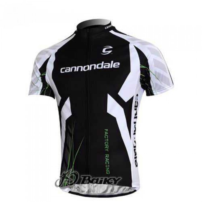 Cannondale Pro Team Wielershirt Met Korte Mouwen Zwart Wit Cannondale Pro Team Wielershirt Met Korte Mouwen Zwart Wit