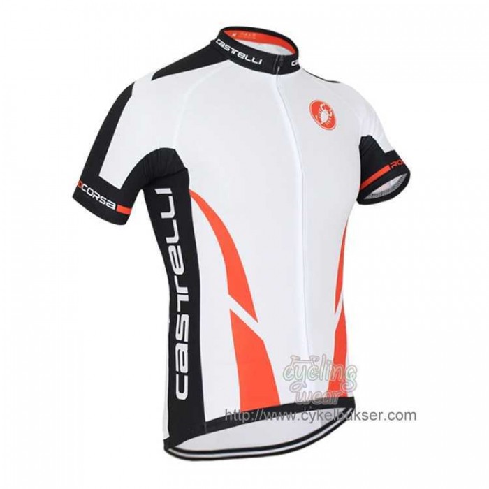 Castelli Climber Wielershirt Met Korte Mouwen Wit Castelli Climber Wielershirt Met Korte Mouwen Wit