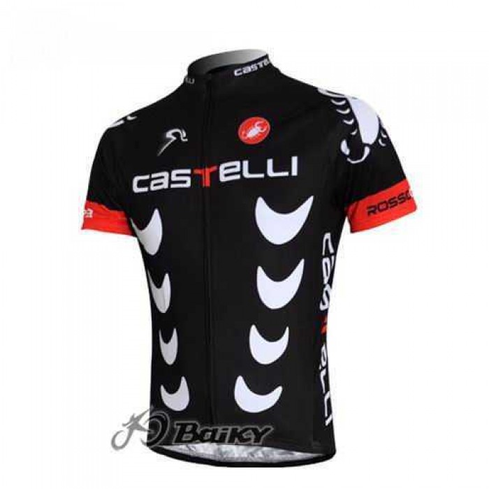 Castelli Pro Team Wielershirt Met Korte Mouwen Zwart Castelli Pro Team Wielershirt Met Korte Mouwen Zwart