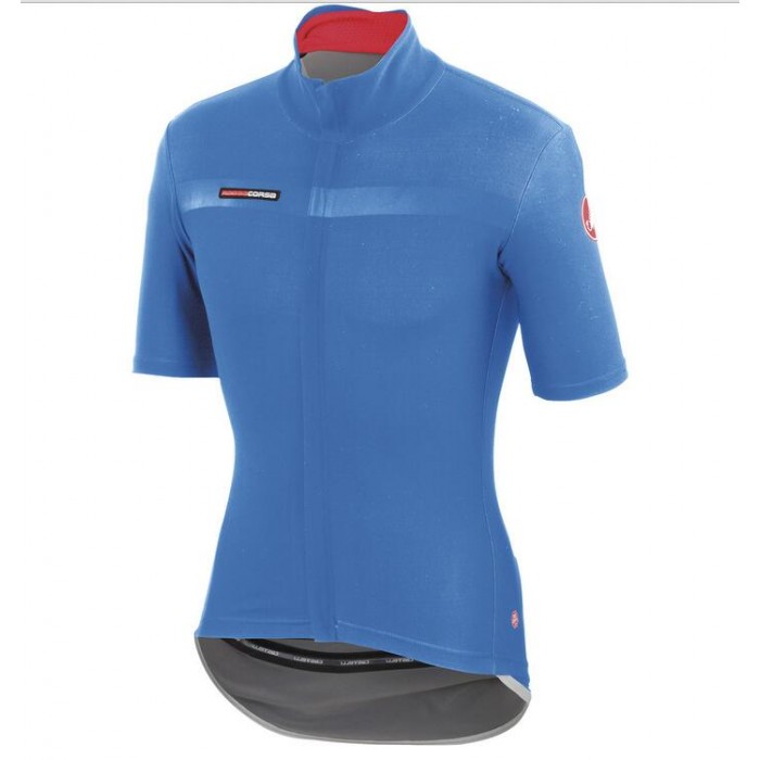 2016 Castelli Gabba 2.0 Wielershirt Korte Mouw Blauw