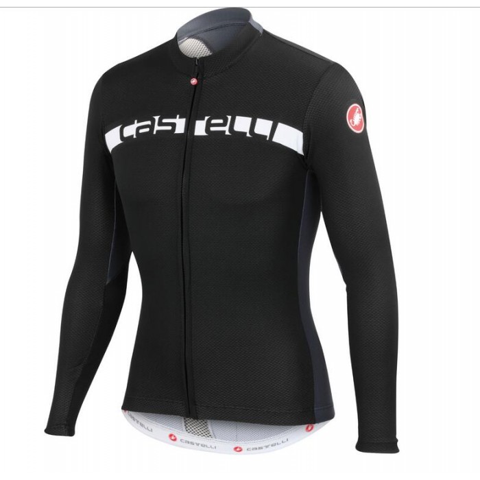 2016 Castelli Prologo 4.0 Wielershirt Lange Mouwen Zwart