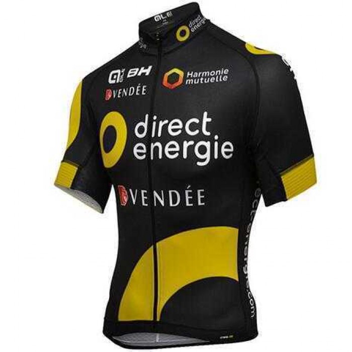 2016 DIRECT ENERGIE PRR Wielershirt Korte Mouw