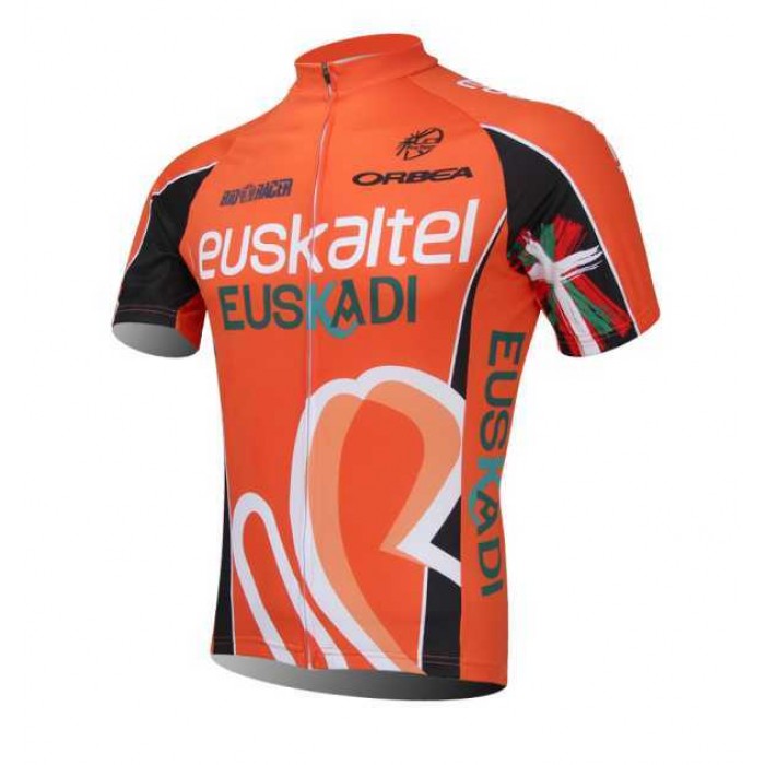 Teams Euskaltel Euskadi 2014 Wielershirt Met Korte Mouwen Teams Euskaltel Euskadi 2014 Wielershirt Met Korte Mouwen