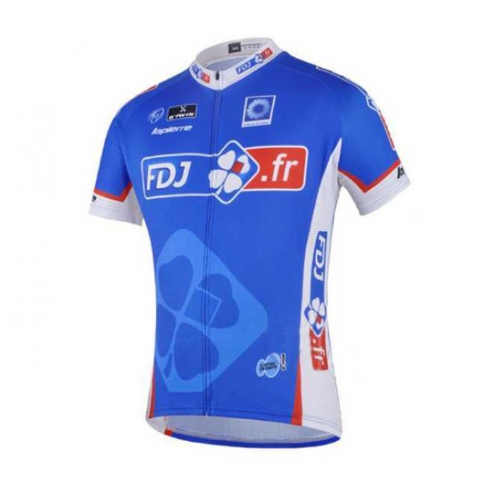FDJ.Fr 2014 Wielershirt Met Korte Mouwen FDJ.Fr 2014 Wielershirt Met Korte Mouwen