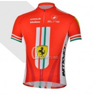 Ferrari Teams Castelli Cipollini Wielershirt Met Korte Mouwen