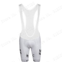 White EF Education Frist Tour De France 2021 Korte Fietsbroeken Bib ZXUb7W