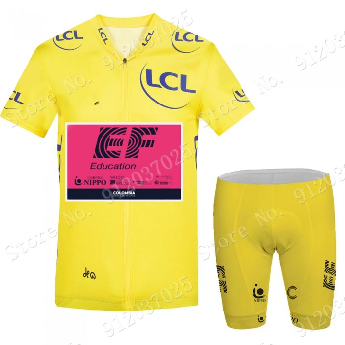 Yellow EF Education Frist Tour De France 2021 Team Fietskleding Fietsshirt Korte Mouw+Korte Fietsbroeken ZldM8a Yellow EF Education Frist Tour De France 2021 Team Fietskleding Fietsshirt Korte Mouw+Korte Fietsbroeken ZldM8a