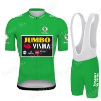 Yellow Jumbo Visma Tour De France 2021 Team Fietskleding Fietsshirt Korte Mouw+Korte Fietsbroeken 3S73wO