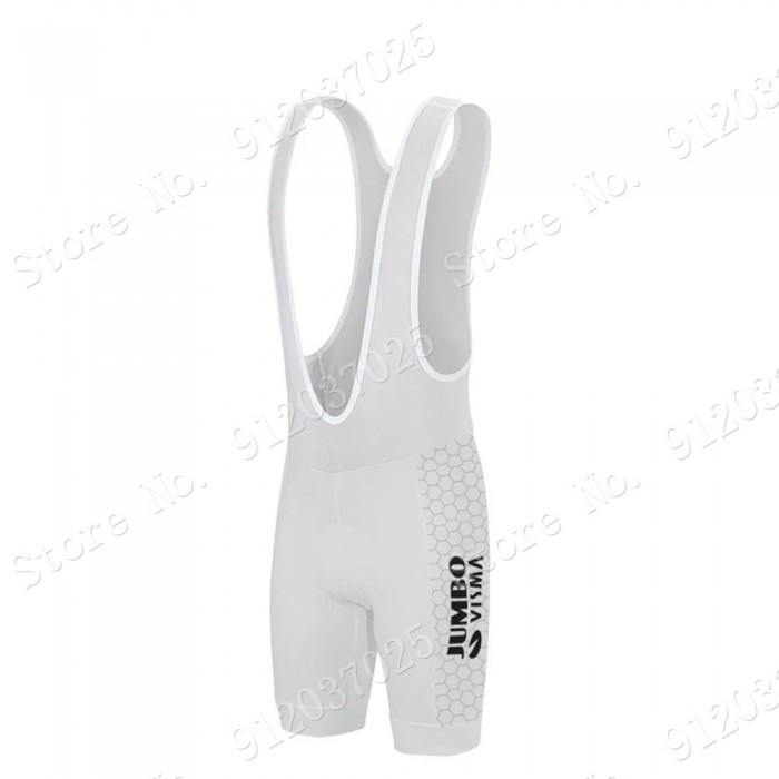 White Jumbo Visma Tour De France 2021 Korte Fietsbroeken SKoA9e
