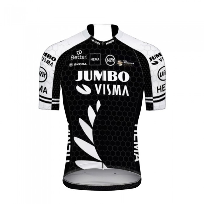 Jumbo Visma New Zealand Pro Team 2021 Fietsshirt Korte Mouw HCmwwq