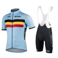 Wielerkleding Profteams 2020 BELGIEN Set Fietskleding Set Fietsshirt Met Korte Mouwen+Koersbroek Korte