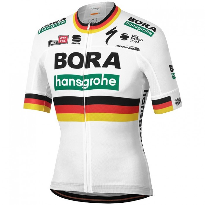 Wielerkleding Profteams 2020 BORA-Hansgrohe Deutscher Meister Wielershirt Met Korte Mouwen Wielerkleding Profteams 2020 BORA-Hansgrohe Deutscher Meister Wielershirt Met Korte Mouwen