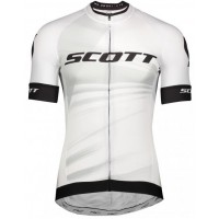 Wielerkleding Profteams 2020 SCOTT RC Pro Wielershirt Met Korte Mouwen Wit
