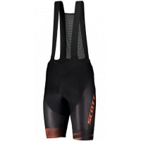 Wielerkleding Profteams 2020 SCOTT RC Pro+++ Koersbroek Korte Zwart/Orange