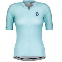 Wielerkleding Profteams 2020 Dames SCOTT RC Premium Wielershirt Met Korte Mouwen Blauw