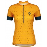 Wielerkleding Profteams 2020 Dames SCOTT Endurance 20 Wielershirt Met Korte Mouwen Giallo