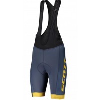 Wielerkleding Profteams 2020 SCOTT RC TEAM++ Koersbroek Korte Blauw/Orange