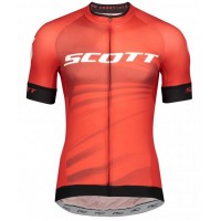 Wielerkleding Profteams 2020 SCOTT RC Pro Wielershirt Met Korte Mouwen Rood