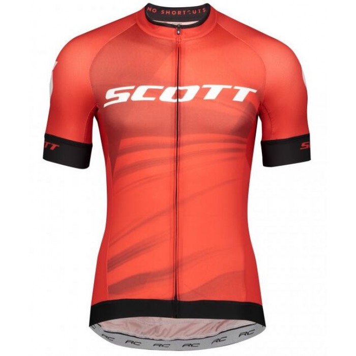 Wielerkleding Profteams 2020 SCOTT RC Pro Wielershirt Met Korte Mouwen Rood