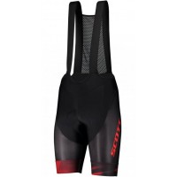 Wielerkleding Profteams 2020 SCOTT RC Pro+++ Koersbroek Korte Zwart/Rood