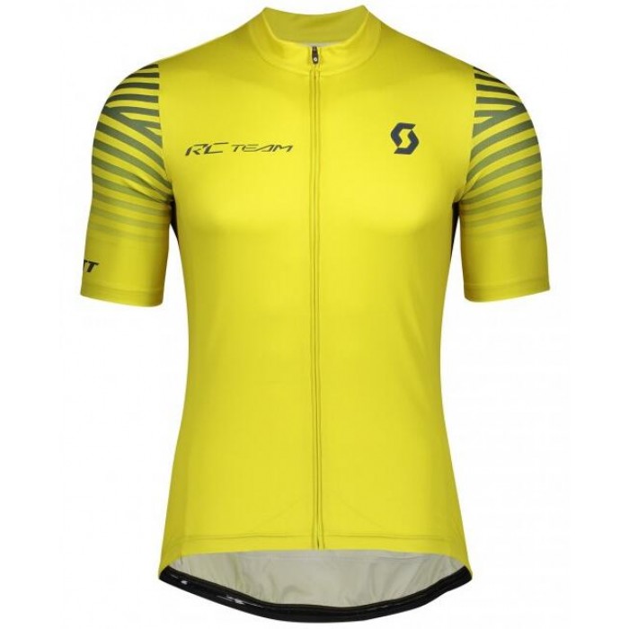 Wielerkleding Profteams 2020 SCOTT RC TEAM 10 Wielershirt Met Korte Mouwen Giallo