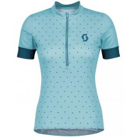 Wielerkleding Profteams 2020 Dames SCOTT Endurance 20 Wielershirt Met Korte Mouwen Blauw