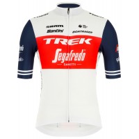 Wielerkleding Profteams 2020 TREK-SEGAFREDO Wielershirt Met Korte Mouwen langer Reißverschluss