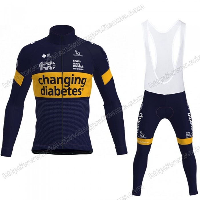 Novo Nordisk 2021 Wielerkleding Set Wielershirt Lange Mouwen+Lange Fietsbroeken Bib JOHII Novo Nordisk 2021 Wielerkleding Set Wielershirt Lange Mouwen+Lange Fietsbroeken Bib JOHII