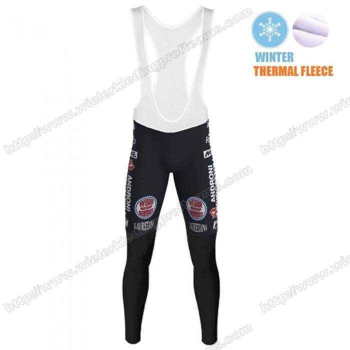 Winter Fleece ANDRONI GIOCATTOLI Team 2021 Lange Fietsbroeken Bib MJNOA