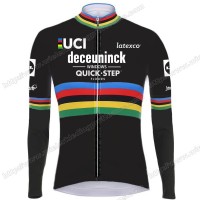 Deceuninck Quick Step 2020 UCI World Champion Wielershirts Lange Mouwen MRBVF