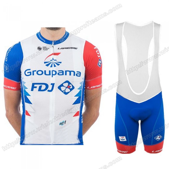 Groupama Fdj 2021 Fietskleding Fietsshirt Korte Mouw+Korte Fietsbroeken Bib ABNFK Groupama Fdj 2021 Fietskleding Fietsshirt Korte Mouw+Korte Fietsbroeken Bib ABNFK
